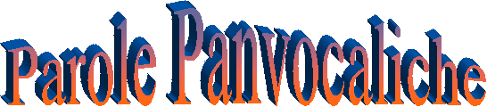 Parole Panvocaliche